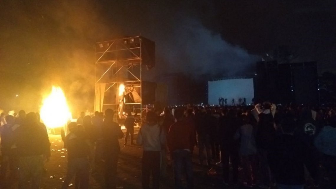 Terrible: un recital de Viejas Locas terminó en un escándalo