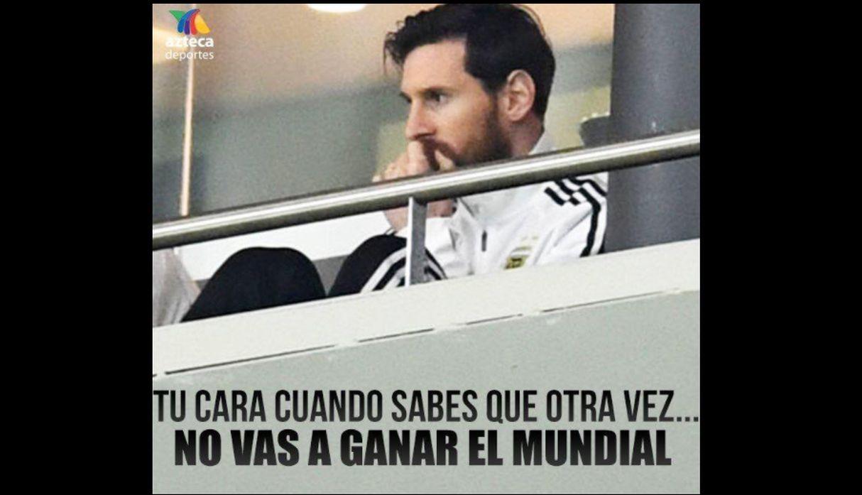 Argentina recibió una paliza y los memes no se hicieron esperar